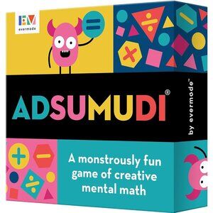 3/$55❤️ADSUMUDI Game Monstrously Fun Creative Mental Math Game Kids Ages 8-12
